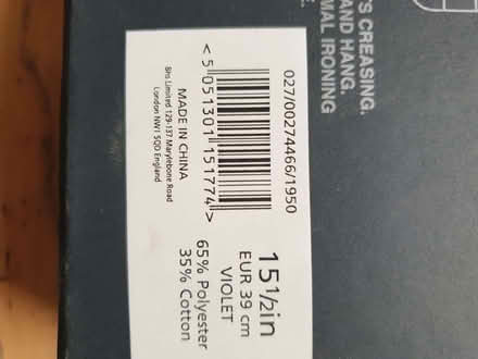 Photo of free Men's Shirt With Tie (Trowbridge BA14) #2