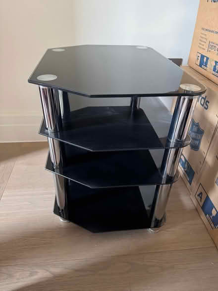 Photo of free Glass TV/Media stand (Raynes Park SW20) #2