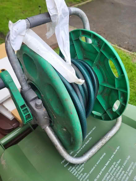Photo of free Garden hose on garden reel (WV11) #1