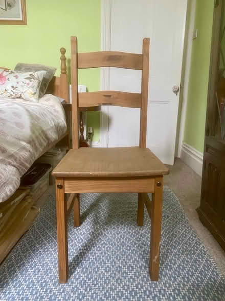 Photo of free Wide Wooden Chair (Saltaire BD18) #1
