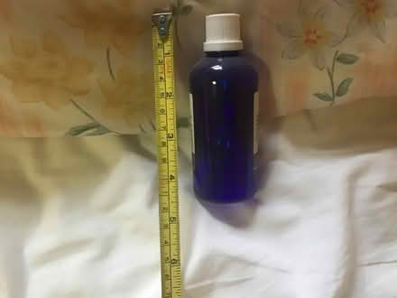 Photo of free Empty blue glass bottle, screw top & essential oil dripper (Central Lancaster LA1) #1