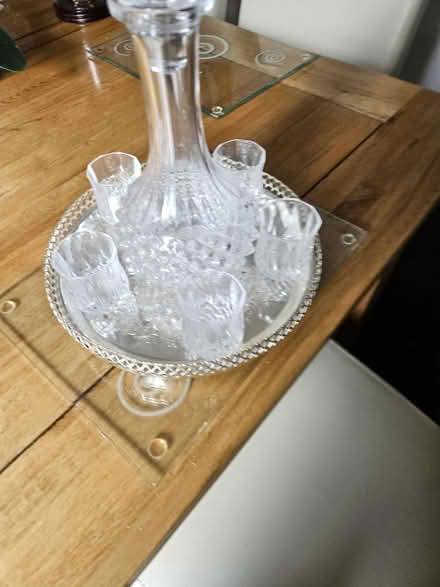Photo of free Decanter, glasses & tray (Harlow CM19) #1