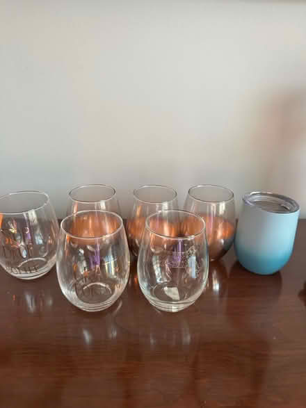 Photo of free Stemless wine glasses (Burlington) #1