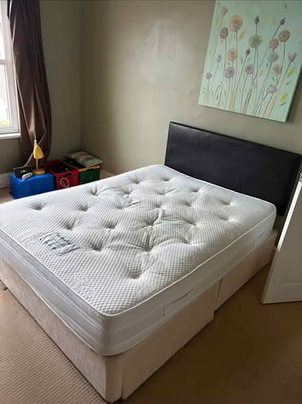 Photo of free Double bed with mattress (Colwyn Bay LL29) #1