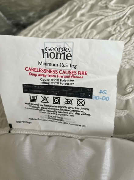Photo of free Single duvet (Slyne) #3