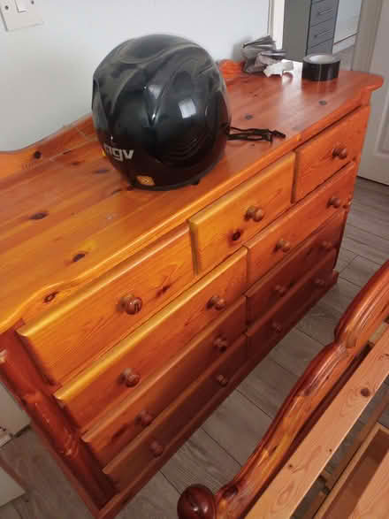Photo of free Pine chest of drawers (Ellesmere Port CH65) #3