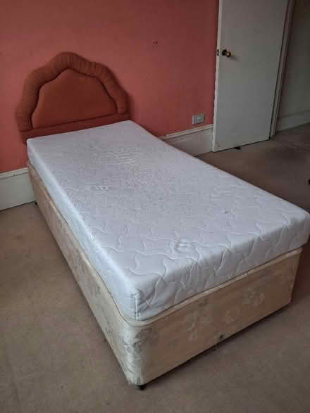 Photo of free Single bed + mattress (Bohemia TN37) #1