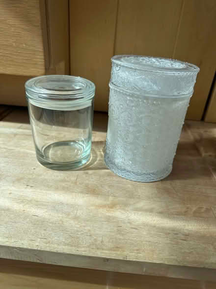 Photo of free 2 glass containers with lids (Catford SE6) #1
