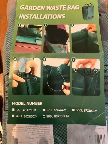 Photo of free 2 x New garden waste bags (Nutfield RH1) #1
