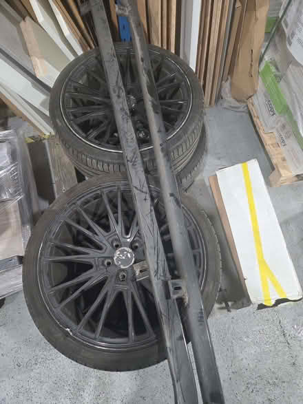 Photo of free VW Caddy 5 lowering springs, alloy wheels, side skirts (Walton Summit PR5) #2