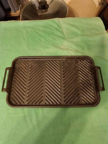 Photo of free Iron griddle for use on gas hob (Whitstable Kent) #1