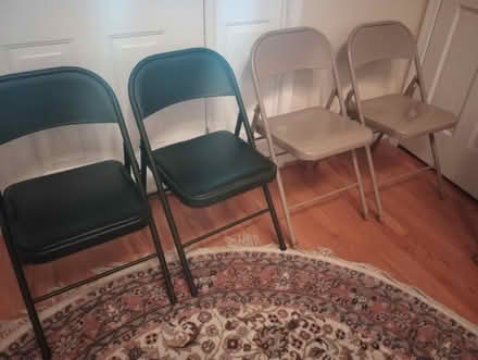 Photo of free SPF arm sleeves, folding chairs (55th & Main) #3