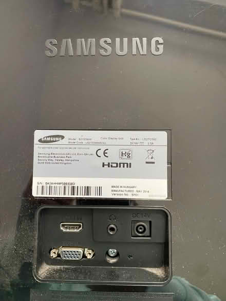 Photo of free 24” Samsung monitor (Greystoke CA11) #2