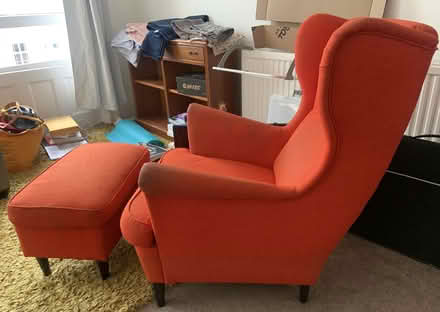 Photo of free Armchair & footstool (Kemptown BN2) #2