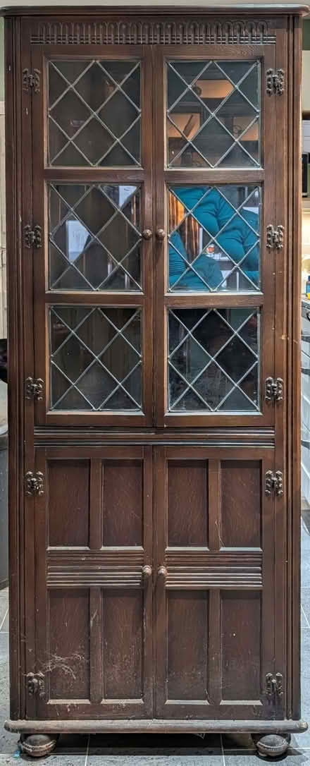 Photo of free Wooden corner cupboard (Burneside LA8) #1