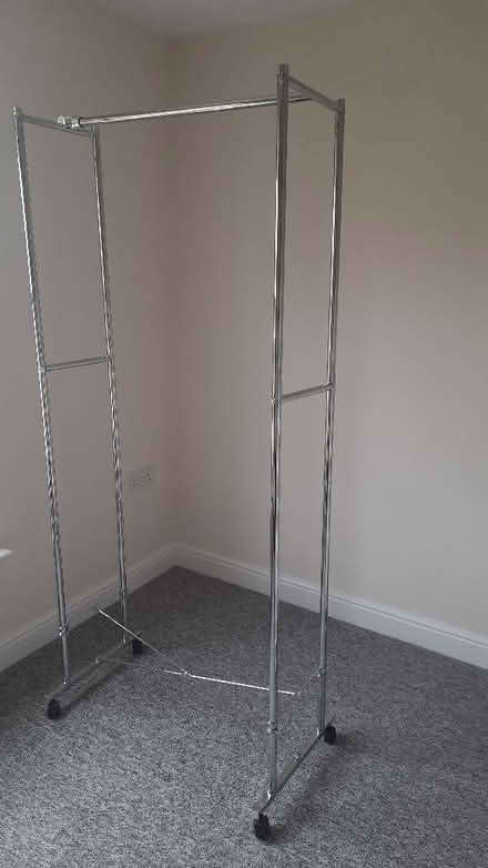 Photo of free Metal clothes rail (Byfleet KT14) #2