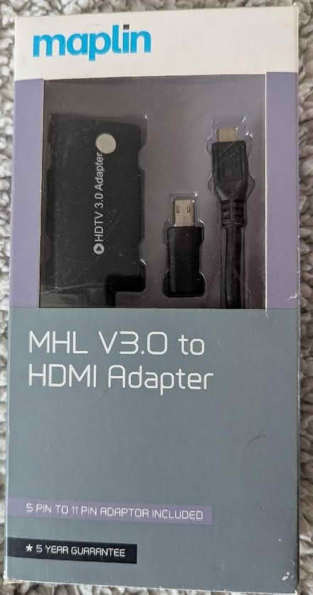 Photo of free Maplin MHL V3.0 to HDMI Adaptor (Gleadless S14) #1