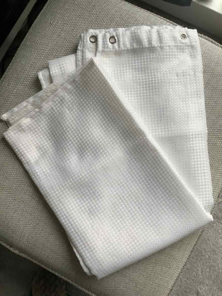 Photo of free White shower curtain (Childwall L16) #1