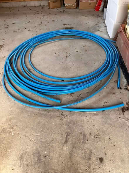 Photo of free Blue water pipe. (St Buryan TR19) #1