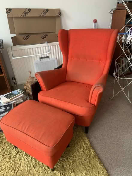 Photo of free Armchair & footstool (Kemptown BN2) #1