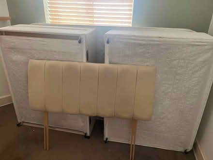 Photo of free 4ft divan bed , mattress and headboard.Used in spare room. G (Loughton IG10) #1