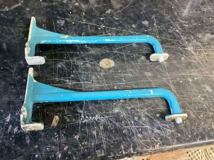Photo of free Blue Iron brackets pair heavy (Oswestry SY11) #1