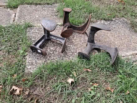 Photo of free 3 old cast iron cobblers' lasts (Greenstead Green CO9) #1
