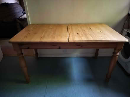 Photo of free Pine dining table & 4 chairs (Barons Court W14) #1