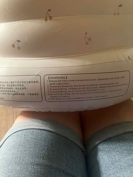 Photo of free Inflatable baby bath chair (Coulsdon, CR5) #2