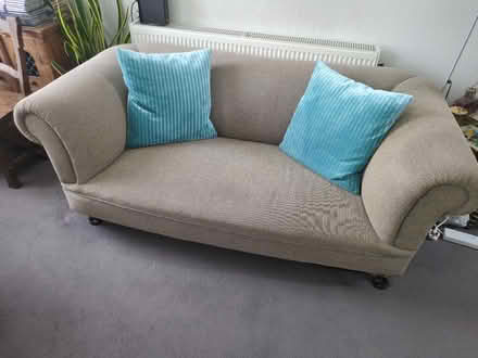 Photo of free Beige two seater sofa (Ealing W5) #1