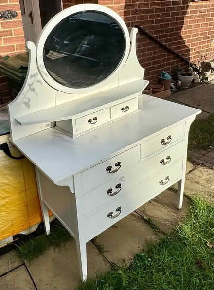 Photo of free Shabby Chic White Dressing Table (Milton Keynes MK18) #2
