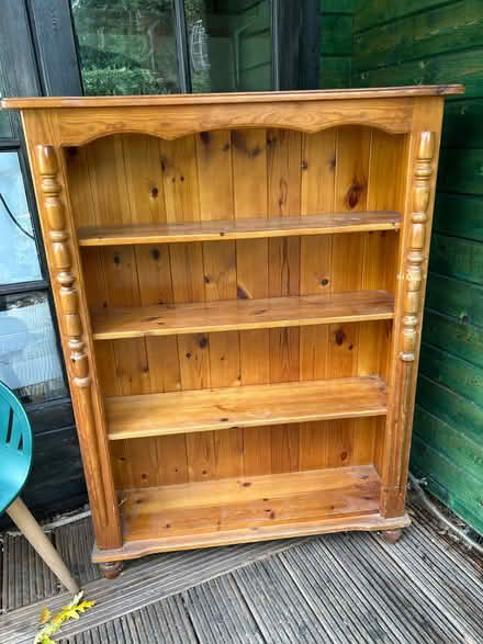 Photo of free Pine book shelf / display unit (Stanton CH63) #1