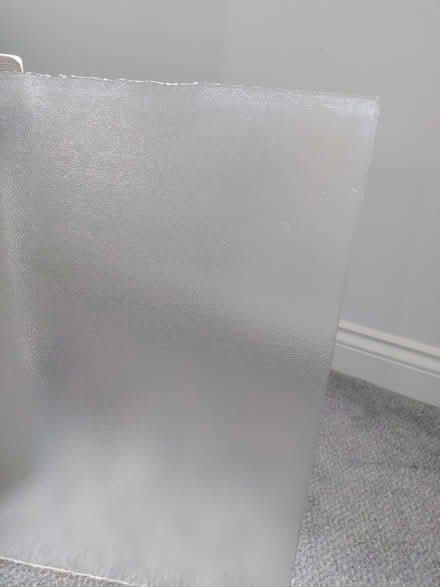 Photo of free Two pieces of vintage frosted glass (Humphrey's End GL6) #2