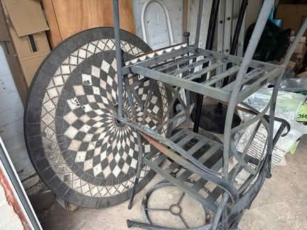 Photo of free Metal framed garden chairs & table (Kenilworth CV8) #1