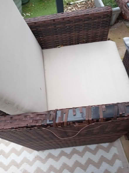 Photo of free Ratten garden table and chairs (Puds3 LS13) #2