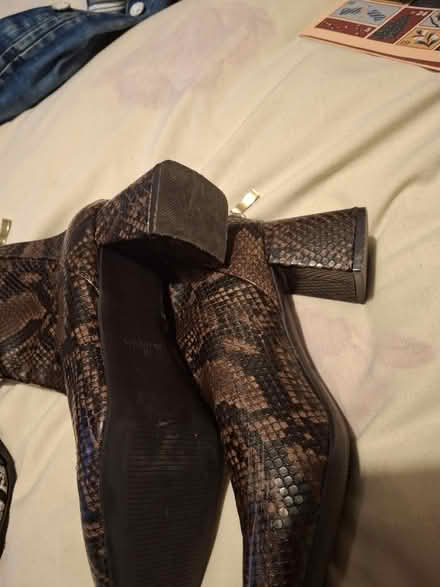 Photo of free Boots Size 5 - Snakeskin Pattern (M32 Stretford) #2