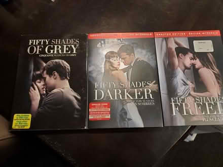 Photo of free 50 Shades of Grey DVD Trilogy Set (Gloucester) #1