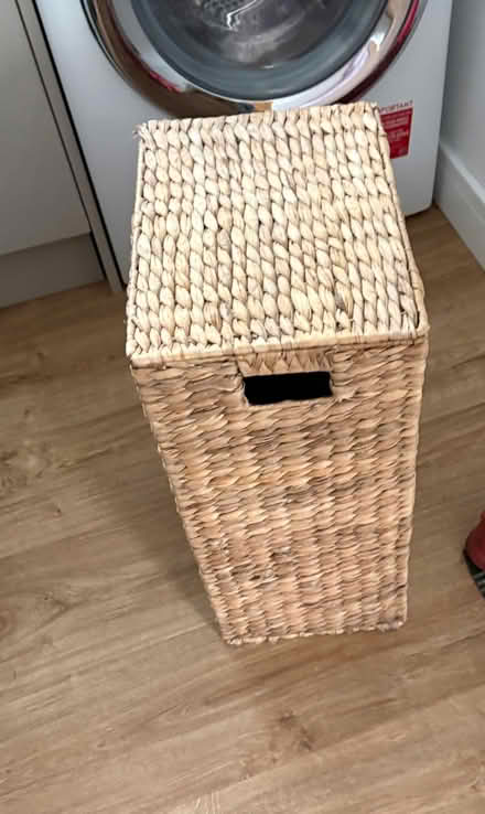 Photo of free Wicker laundry basket (Warden Hill GL51) #1