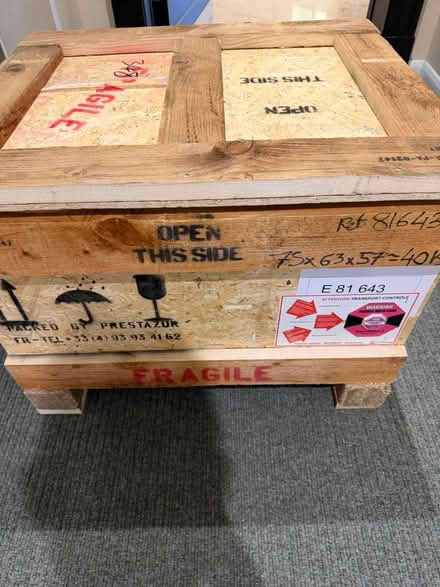 Photo of free Wooden Crate (Battersea SW11) #2
