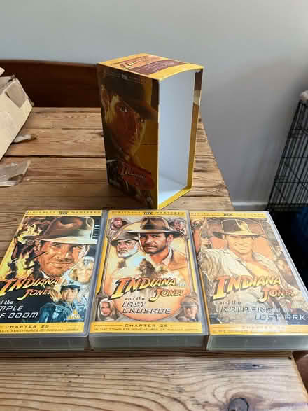 Photo of free The Adventures of Indiana Jones - VHS box set (North Ascot SL5) #3