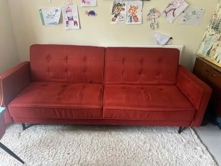 Photo of free Red Sofa Bed from Made.com (North Kensington W10) #1