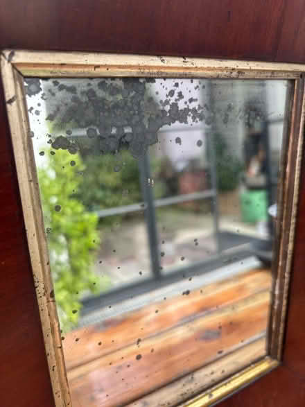 Photo of free Small antique wooden wall mirror (Canonbury N1) #2