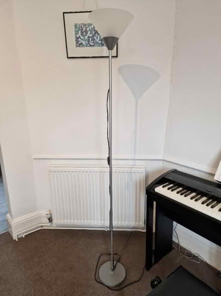 Photo of free Floor lamp with frosted shade (Mill road area CB1) #1