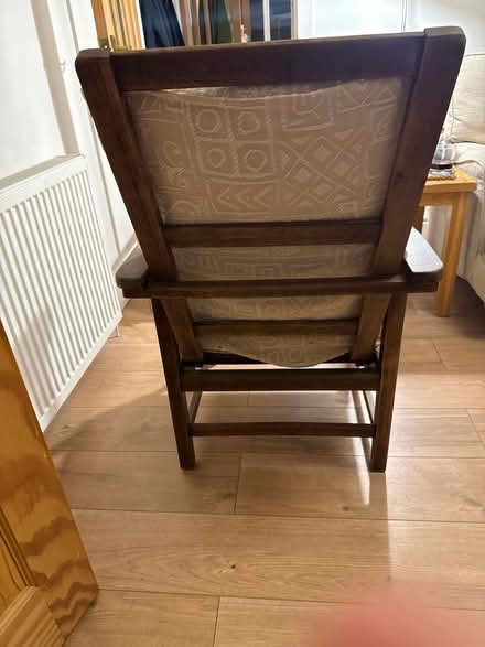 Photo of free Oak chair with sliding back (Bolton BL1) #3