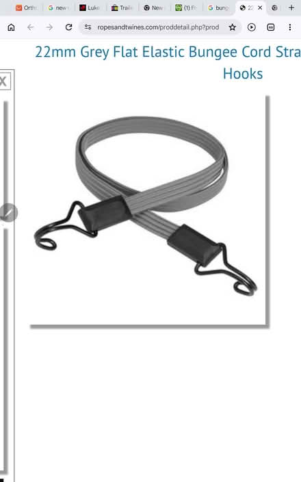 Photo of Bungee cords or straps (Harley SY5) #1
