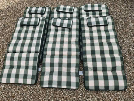 Photo of free Hartman Green Check Harden Chair Cushions (Broseley TF12) #1