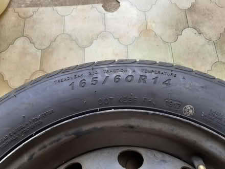 Photo of free Kia Picanto spare wheel (Newmarket/New Cheveley Rd) #4