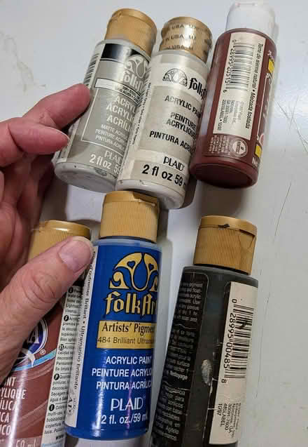 Photo of free various craft paint items (Anna st in Teaneck) #2