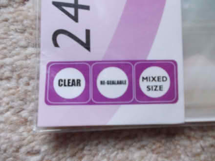 Photo of free Resealable clear crafting bags (Haywards Heath RH16) #4