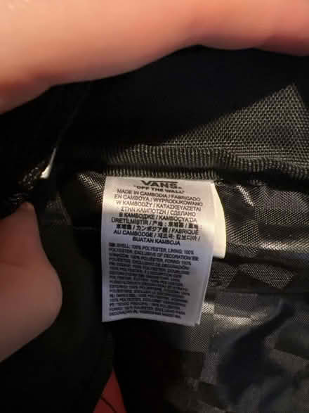 Photo of free Vans Skater Backpack (Carlisle CA2) #4